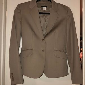 sale today! Sz2 J Crew khaki jacket stretch wool